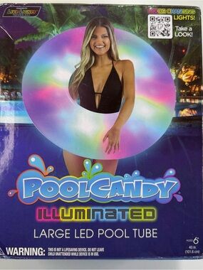 Illuminated Large LED Pool Tube - Multi